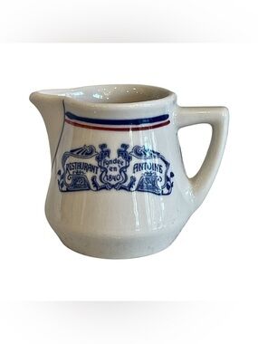 Like New Restaurant Antoine Syracuse China White Ceramic Creamer